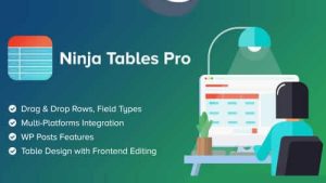 Ninja Tables Pro Download, v5.0.13, GPL, WordPress Responsive Tables Plugin