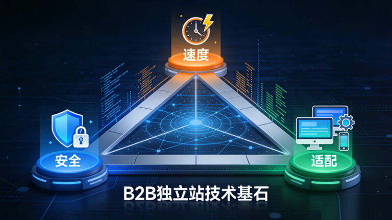 速度、安全、适配：专业B2B独立站必须具备的3大技术基石